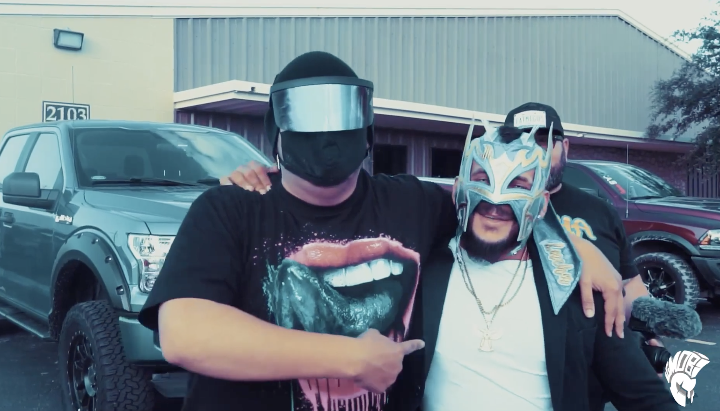 IGMOB and WWE superstar Kalisto go to first boxing event together in Texas